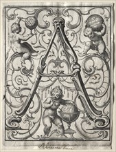 New ABC Booklet: A, 1627. Creator: Lucas Kilian (German, 1579-1637).