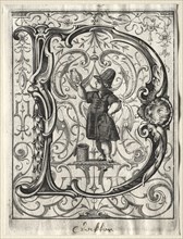 New ABC Booklet: D, 1627. Creator: Lucas Kilian (German, 1579-1637).