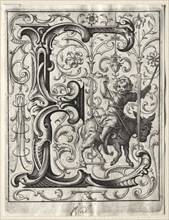 New ABC Booklet: E, 1627. Creator: Lucas Kilian (German, 1579-1637).