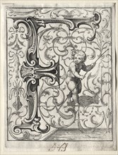 New ABC Booklet: F, 1627. Creator: Lucas Kilian (German, 1579-1637).