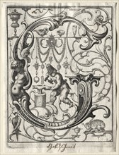 New ABC Booklet: G, 1627. Creator: Lucas Kilian (German, 1579-1637).