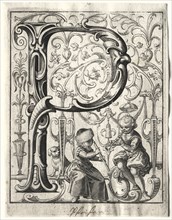 New ABC Booklet: P, 1627. Creator: Lucas Kilian (German, 1579-1637).