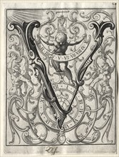 New ABC Booklet: V, 1627. Creator: Lucas Kilian (German, 1579-1637).
