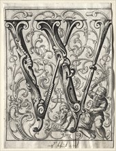New ABC Booklet: W, 1627. Creator: Lucas Kilian (German, 1579-1637).