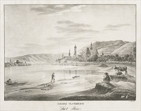 Nieder-oesterreich, Stadt Stein, 1819. Creator: Jakob Alt (Austrian, 1789-1872).