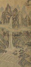 Nine-Dragon Falls, late 1800s. Creator: Han Unpyeong (Korean).