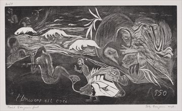Noa Noa: LUnivers est créé (The Universe is Created), 1893-94. Creator: Paul Gauguin (French, 1848-1903).