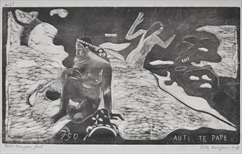 Noa Noa: Women at the River (Auti Te Pape), 1893-94. Creator: Paul Gauguin (French, 1848-1903).