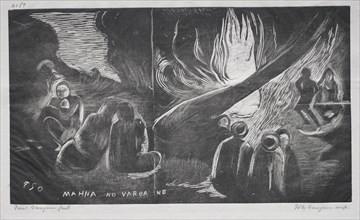 Noa Noa; The Devil Speaks (Mahna No Varua Ino), 1893-94. Creator: Paul Gauguin (French, 1848-1903).