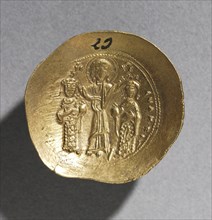 Nomisma with Eudocia and Romanus IV Diogenes (obverse), 1068-1071. Creator: Unknown.