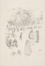 Nursemaids, 1894. Creator: James McNeill Whistler (American, 1834-1903).
