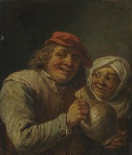 Old Man and Woman, 1700s. Creator: David Teniers (Flemish, 1610-1690), imitator of.