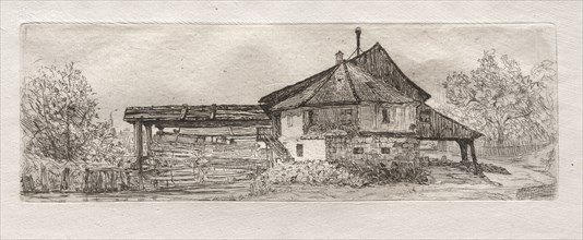 Old Mill on the Danube, 1879. Creator: Otto H. Bacher (American, 1856-1909).