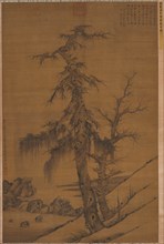 Old Trees by a Cool Spring, 1326. Creator: Li Shixing (Chinese, 1283-1328).