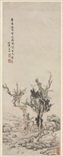 Old Trees by a Wintry Brook, 1551. Creator: Wen Zhengming (Chinese, 1470-1559).