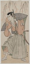 Onoe Matsusuke I as a Samurai Standing Beneath a Cherry Tree, late 1780s. Creator: Katsukawa Shunei (Japanese, 1762-1819).