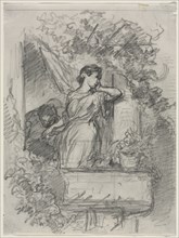 On the Balcony. Creator: Célestin François Nanteuil (French, 1813-1873).