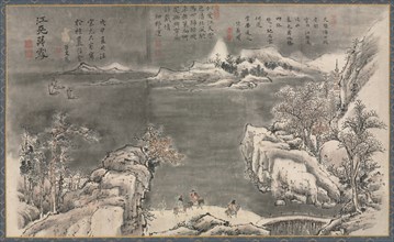 One of Eight Views of Xiao and Xiang Rivers, 1788. Creator: Tani Bunch? (Japanese, 1763-1841).