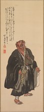 Oni Nembutsu, Standing with Head Raised and Howling, late 19th-early 20th century. Creator: Shonen Suzuki (Japanese, 1849-1918).