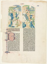 Opening Page of Book IX of Valerius Maximus's Facta et dicta memorabilia, c. 1476. Creator: Unknown.
