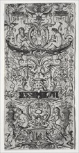 Ornament Panel Inscribed Victoria Augusta, c. 1507. Creator: Nicoletto da Modena (Italian).