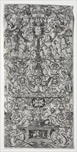 Ornament Panel: Mars, God of Battles, c. 1507. Creator: Nicoletto da Modena (Italian).