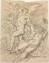Orpheus and Eurydice (recto); Figure Studies (verso) , c. 1761. Creator: Jean-Honoré Fragonard (French, 1732-1806).
