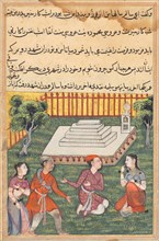 Page from Tales of a Parrot (Tuti-nama): Thirty-third night: Salim and Salima return..., c. 1560. Creator: Unknown.