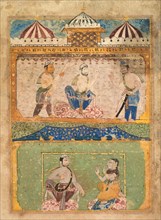Page from the "Prince of Wales Museum Chandayana", c. 1525-40. Creator: Unknown.