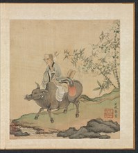 Paintings after Ancient Masters: Laozi Riding an Ox, 1598-1652. Creator: Chen Hongshou (Chinese, 1598/99-1652).