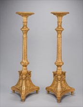 Pair of Candle Stands (torchères), c. 1773. Creator: Thomas Chippendale (British, 1718-1779).
