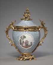Pair of Covered Vases, 1749. Creator: Meissen Porcelain Factory (German).