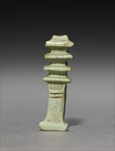 Pair of Djed-Pillar Amulets, 380-30 BC. Creator: Unknown.