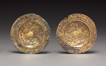 Pair of Ear Ornaments, c. 800-1370. Creator: Unknown.