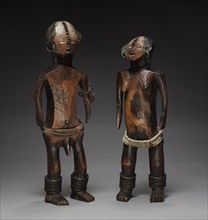 Pair of Figures, late 1800s-early 1900s. Creator: Unknown.