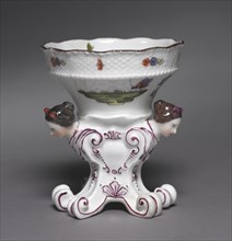 Pair of Salts from the Sulkowsky Service, 1735-1756. Creator: Meissen Porcelain Factory (German).