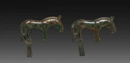 Pair of Wild Horses, c. 100 BC-AD 100. Creator: Unknown.