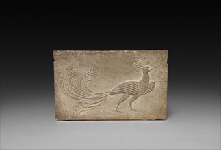 Panel from Model Cooking Stove: Bird and Phoenix, 1st Century BC. Creator: Unknown.
