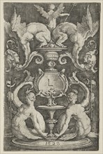 Panel of Ornament, 1528. Creator: Lucas van Leyden (Dutch, 1494-1533).