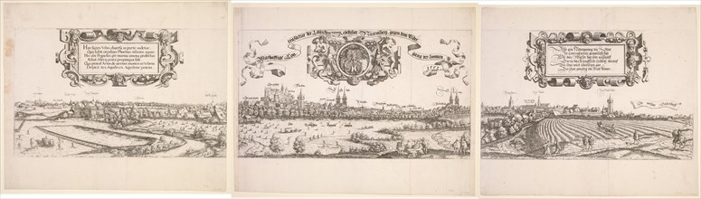 Panoramic View of Nuremberg, 1552. Creator: Hanns Lautensack (German, 1524-1566).