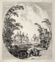 Part of the Old Appian Way, 1756. Creator: Jean-Claude-Richard de Saint-Non (French, 1727-1791).