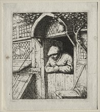 Peasant Leaning in His Doorway. Creator: Adriaen van Ostade (Dutch, 1610-1684).