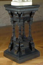 Pedestal, c. 1870. Creator: Daniel Pabst (American, 1826-1910), attributed to.