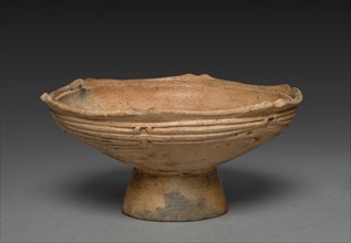 Pedestalled Dish, c. 1000 - 500 BC. Creator: Unknown.