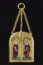 Pendant Triptych with an Onyx Cameo of the Nativity, c. 1460-1500; cameo: c. 1250-1300. Creator: Unknown.