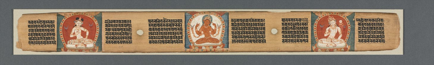 Perfection of Wisdom in Eight Thousand Lines: Ashtasahasrika Prajnaparamita...recto), 1119. Creator: Unknown.