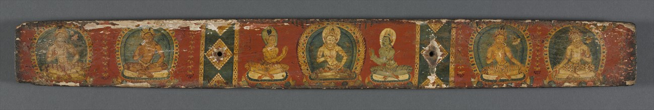 Perfection of Wisdom in Eight Thousand Lines: Ashtasahasrika Prajnaparamita: Back Cover, 1119. Creator: Unknown.