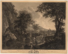 Philip Baptising the Eunuch, 1772. Creator: John Browne (British, 1741-1801).