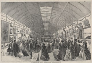 Picture Gallery of the Fair, Fourteenth Street Building. Creator: Winslow Homer (American, 1836-1910).