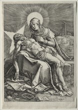 Pieta, 1596. Creator: Hendrick Goltzius (Dutch, 1558-1617).